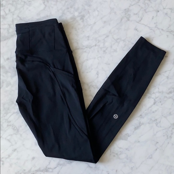lululemon athletica Pants - Lululemon fast & free tights black size 2